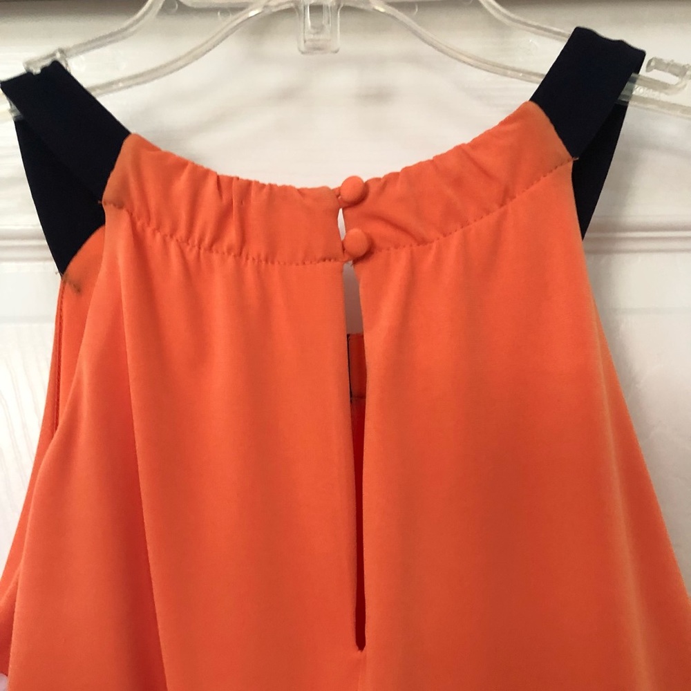 London Times Color-Block Keyhole Halter Maxi Dress - image 8